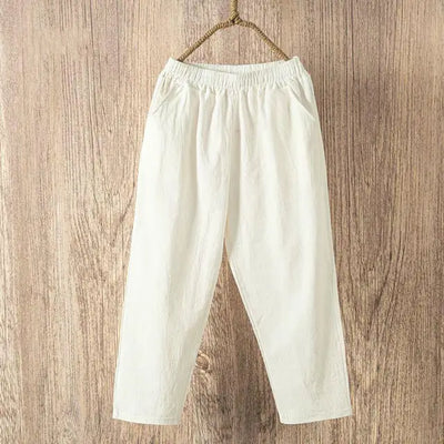 Pantalones de lino y algodón - Colección 2024